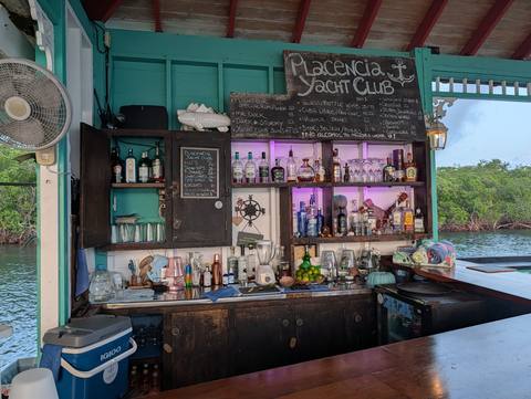 Placencia Yacht Club — our photo